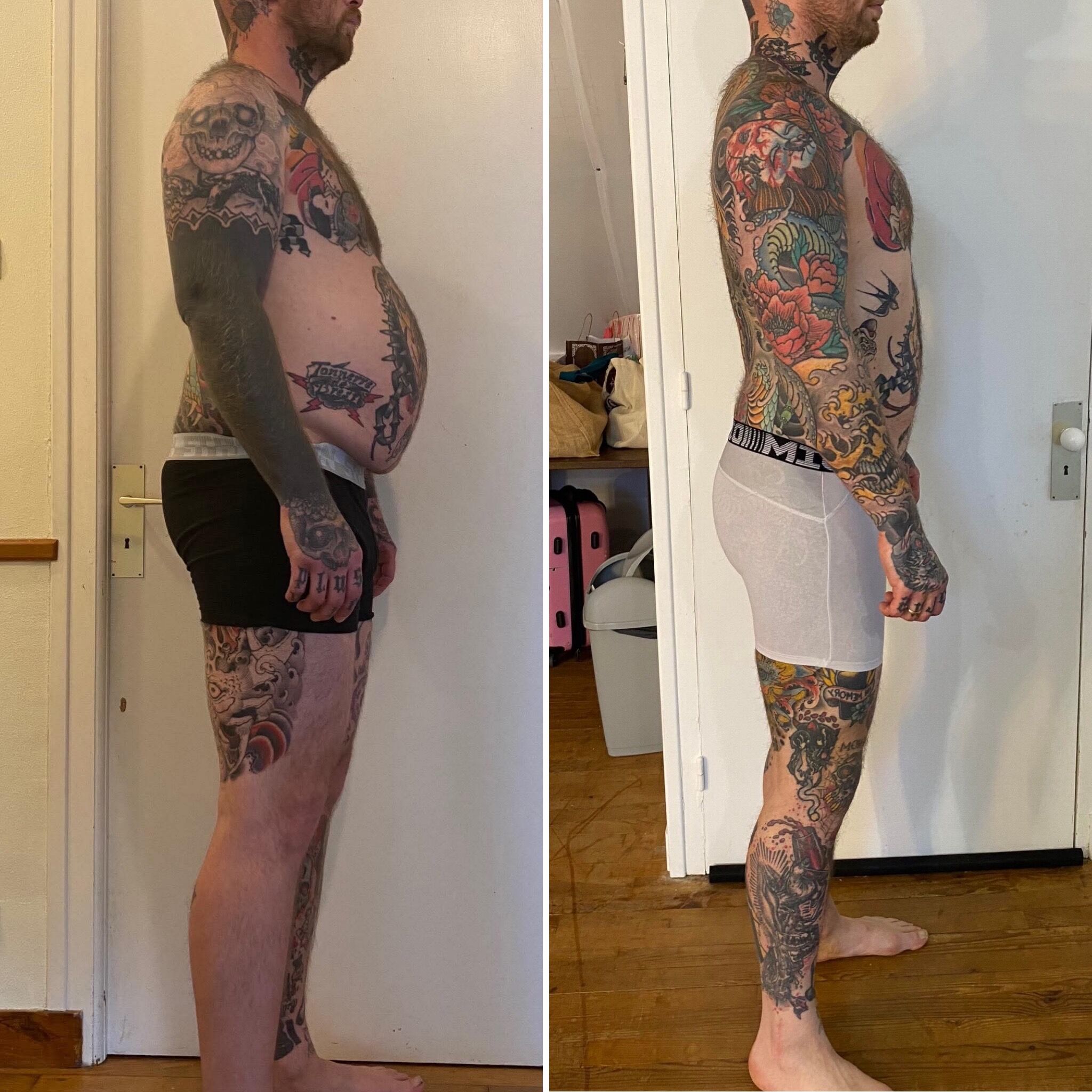 Perte de poids (troubles addictifs) 114,5 kg à 106,2 kg en 6 mois