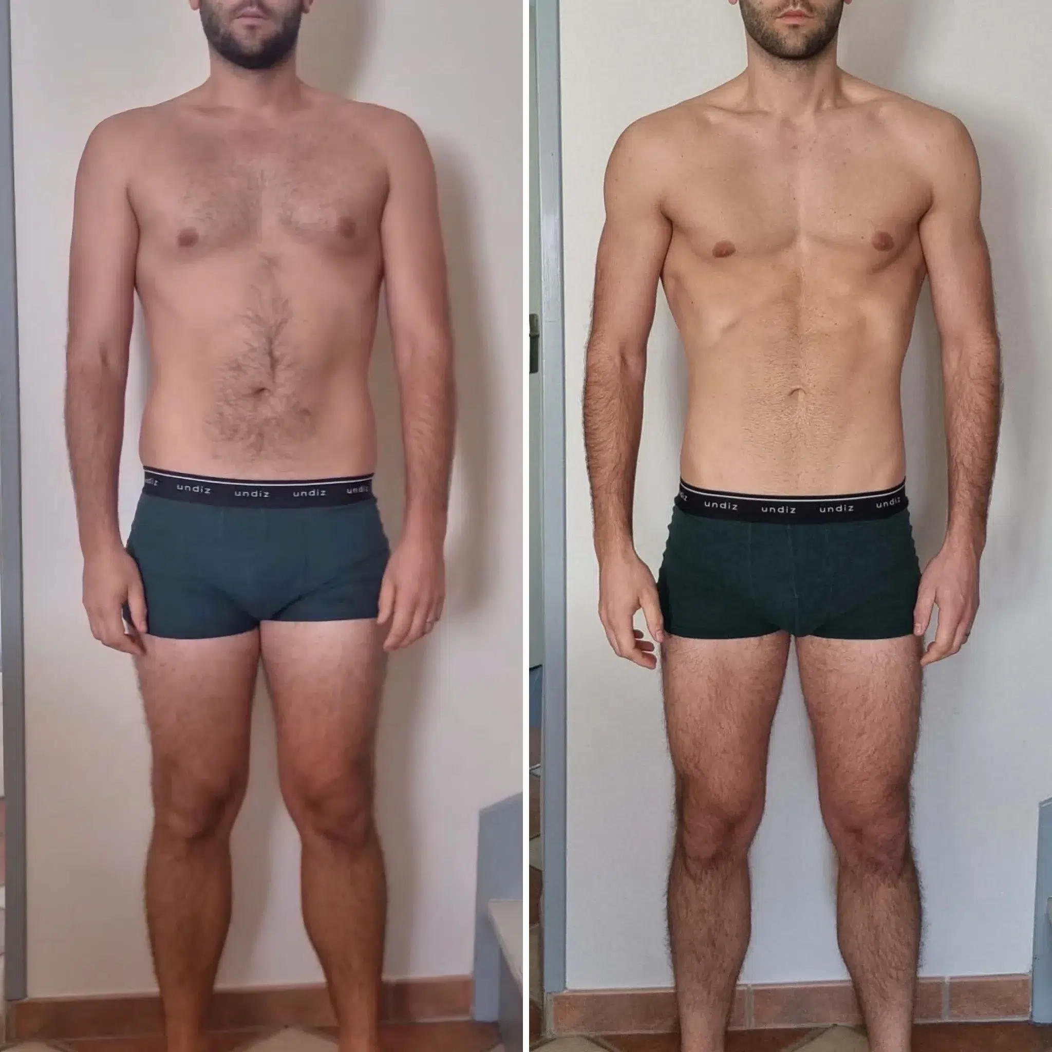 Prise de confiance et corps athlétique 84,6 kg à 76,9 kg en 6 mois