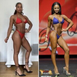 Avant/après coaching Bikini NPC avec Steph Ramos Coach à La Rochelle & en ligne