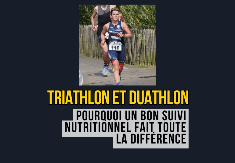 Athlète en plein entraînement – suivi nutrition triathlon personnalisé pour améliorer la performance, la récupération et l’endurance