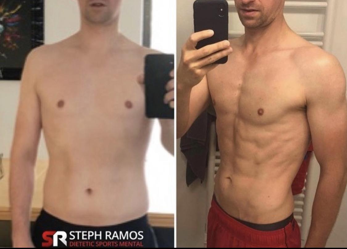 Athlétique 72 kg à 70 kg en 6 mois