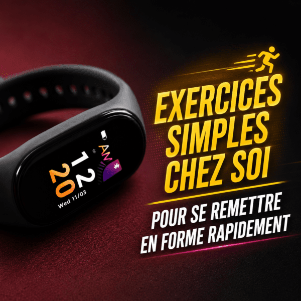 Exercices simples chez soi pour se remettre en forme rapidement entraînement maison fitness santé Steph Ramos Coach