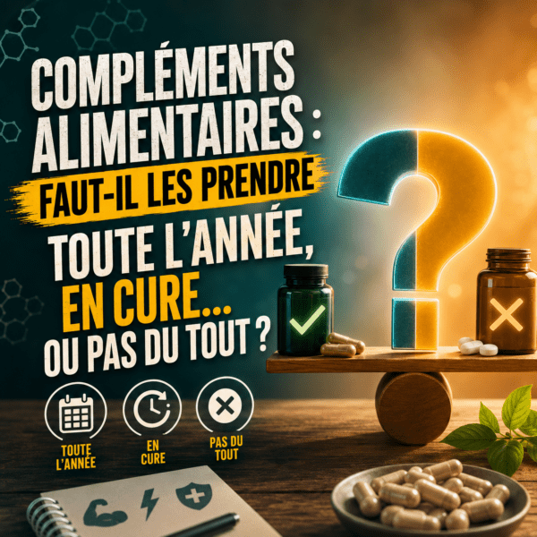 Compléments alimentaires : faut-il les prendre toute l'année ou en cure ?