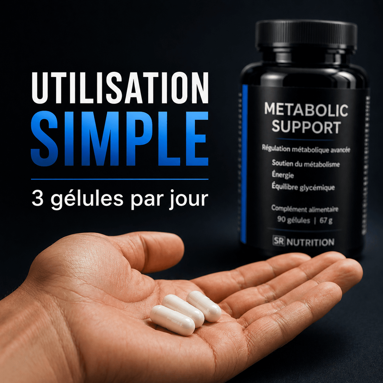 prise metabolic support gélules utilisation simple 3 gélules par jour complément métabolisme