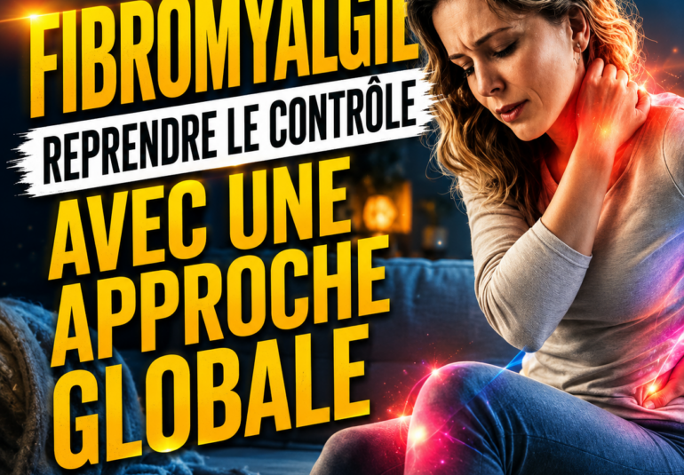 Image illustrant la fibromyalgie et l’importance d’une approche globale avec nutrition, mouvement et mental, par Steph Ramos COACH