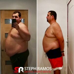 Transformation de la silhouette après un coaching personnalisé en nutrition et fitness par Steph Ramos Coach La Rochelle