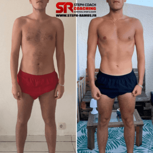 Transformation physique et prise de muscle grâce à un programme personnalisé avec Steph Ramos Coach En Ligne