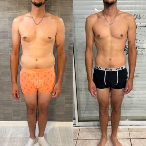 Transformation avant-après perte de poids grâce à un coaching personnalisé de Steph Ramos Coach